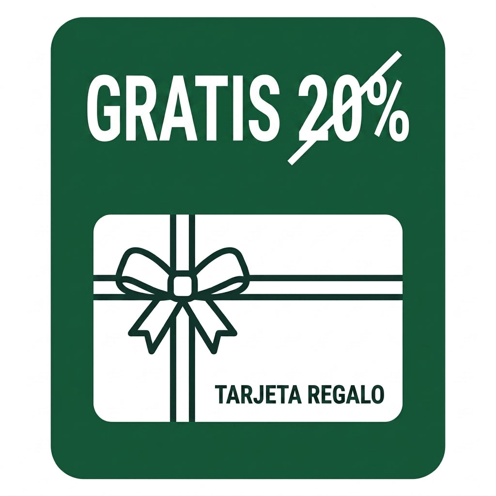 Tarjeta de 20% de Regalo GRATIS